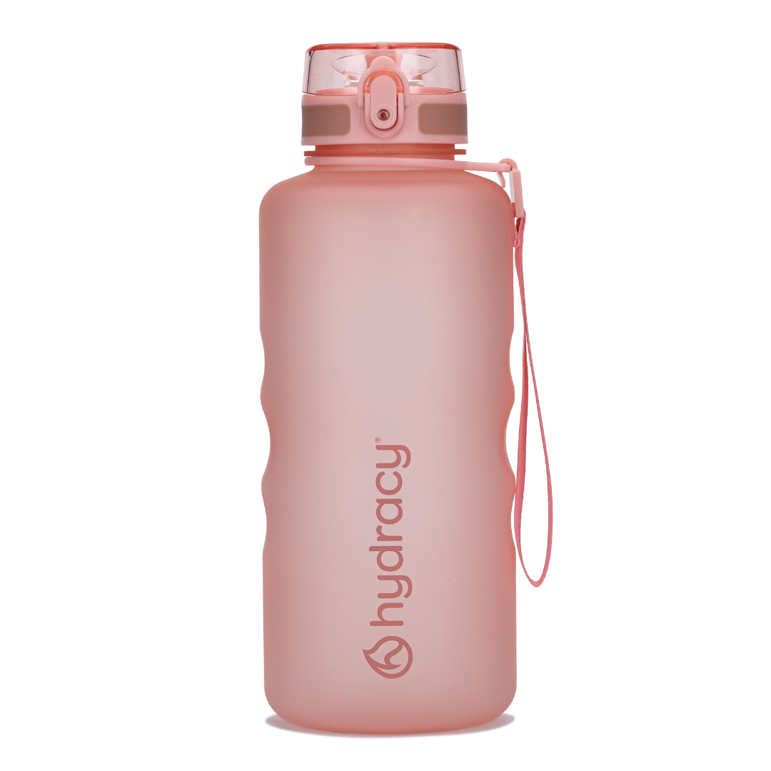 Coach 64 oz / 2 L Water Bottle with Time Marker and Chug Lid – Hydracy