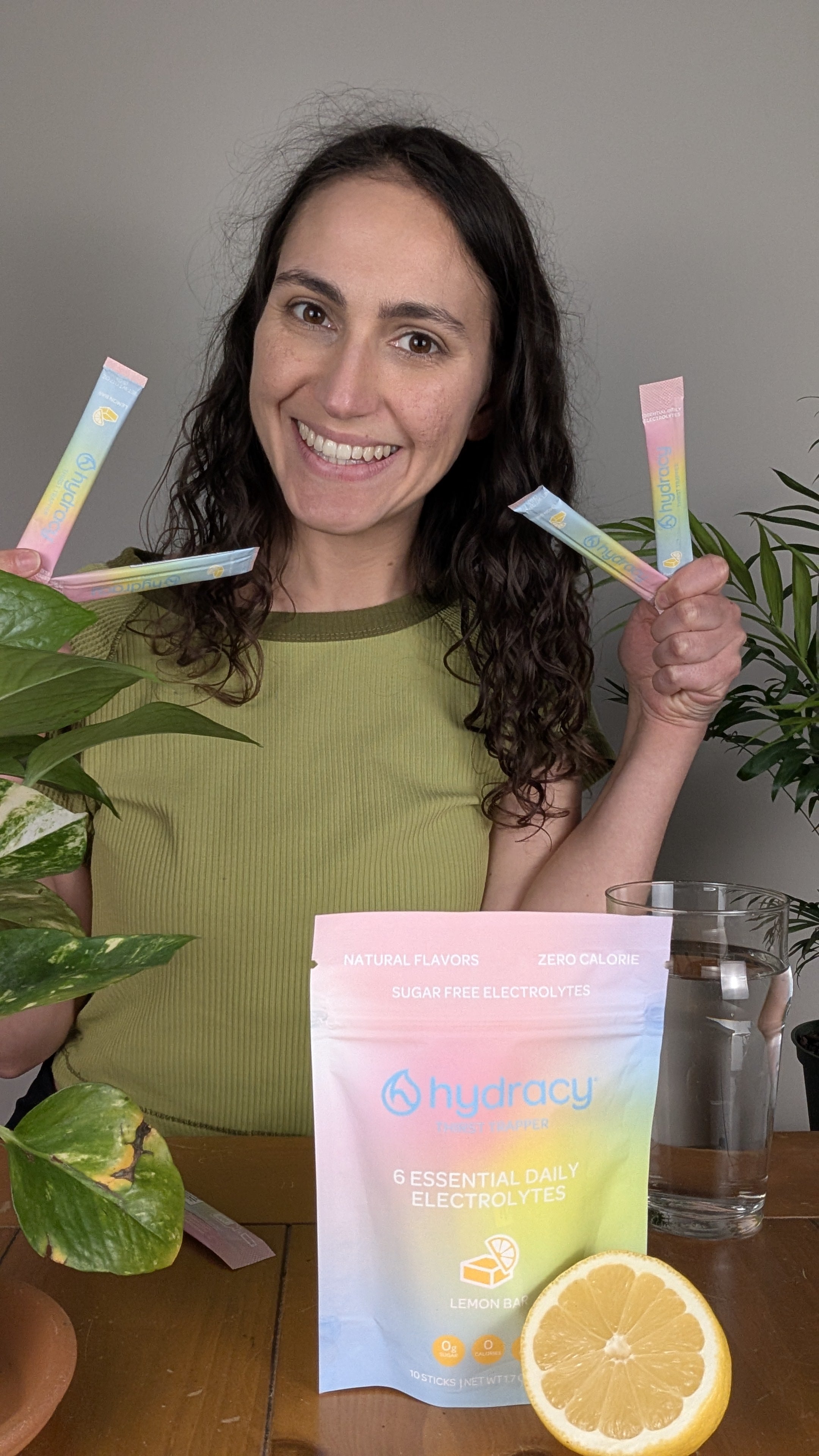 Soraya with Hydracy sticks